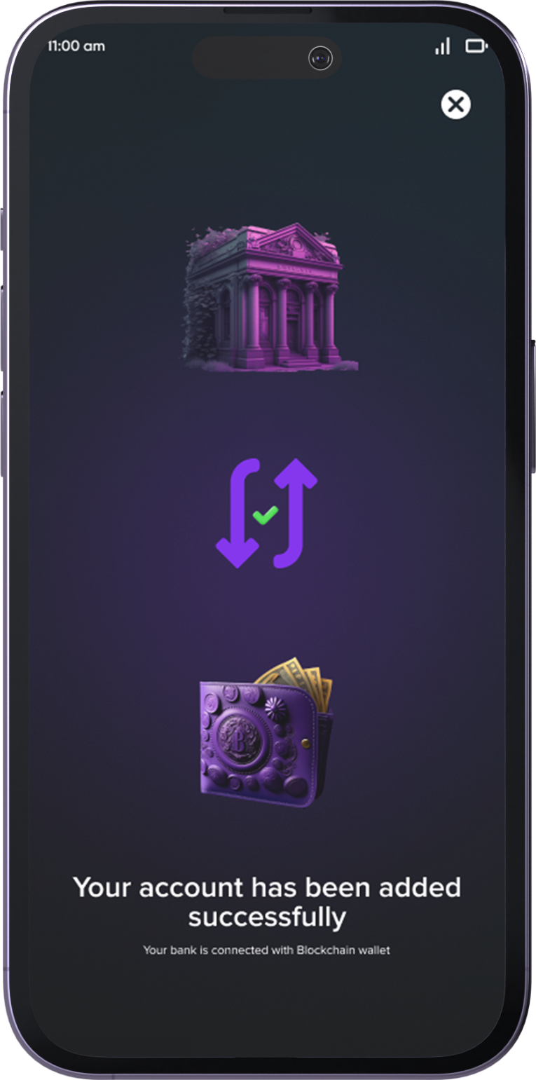 Link Your Wallet
To Bank Account